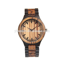 China manufacture Factory wholesale wood watch ebony and sandal